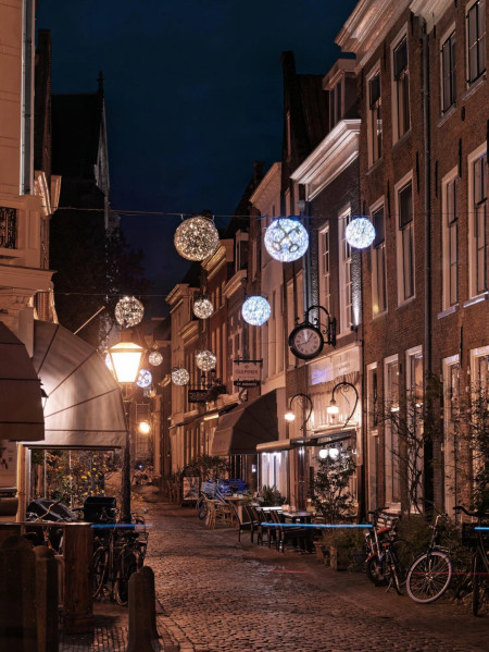 Leiden, the Netherlands already looking festive for the holiday season