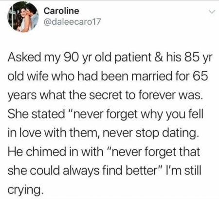 The secret to a forever marriage