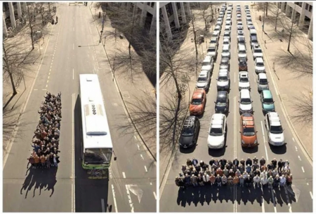 public transport vs private transport