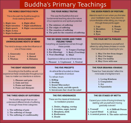 Guide to Buddha&#039;s primary teachings