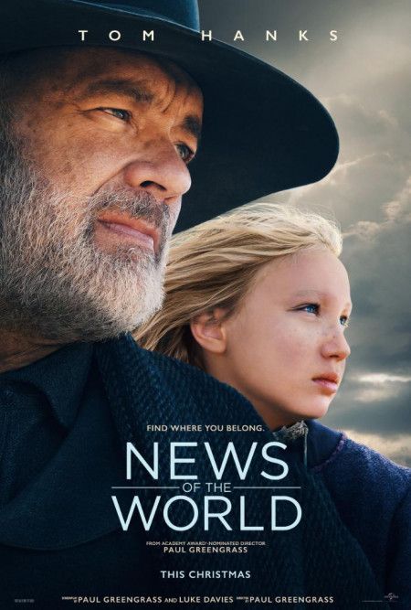 Official Poster for Paul Greengrass&#039;s &#039;News of the World&#039; starring Tom Hanks