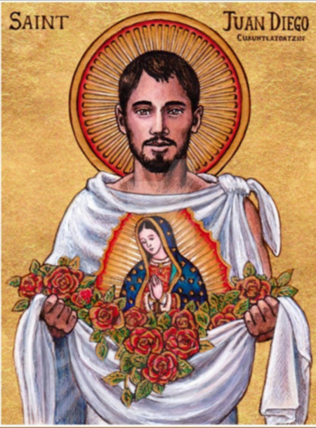 Juan Diego is the first Catholic saint indigenous to the Americas