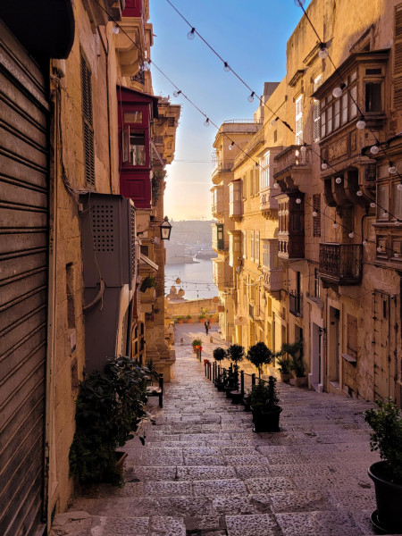 Morning in Valletta, Malta
