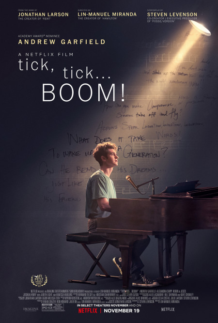Official Poster for &quot;tick, tick. BOOM! &quot;