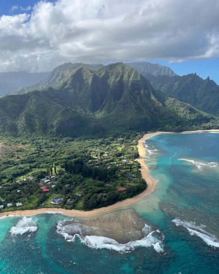 Hawaii from a Helicopter