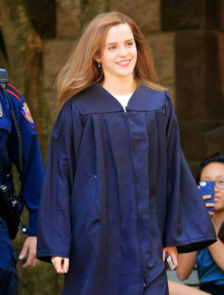 Emma at her graduation from Brown University