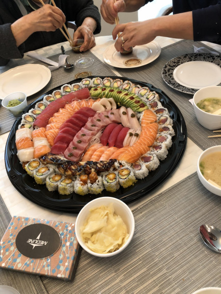 Sushi platter