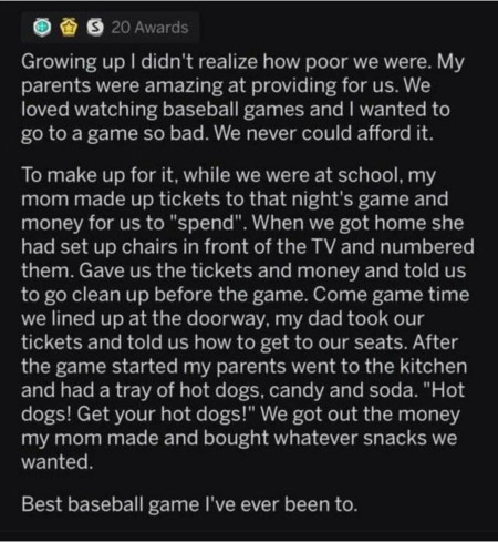 Wholesome story