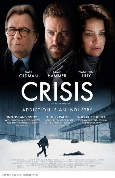 Official Poster for &quot;Crisis&quot;, Starring Gary Oldman, Armie Hammer