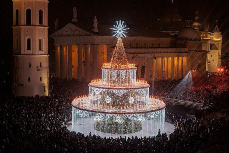 Vilnius’ Christmas Tree This Year