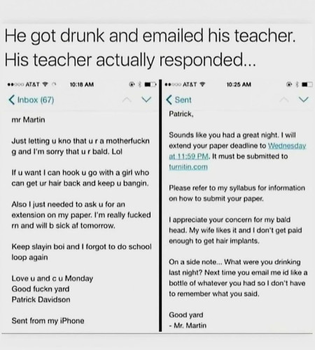 wholesome and understanding teacher