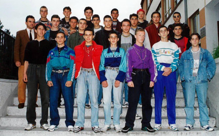 High school class, Belgrade, ca 1995