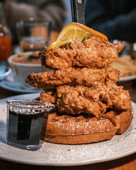 Chicken and Waffles from Screen Door in Portland