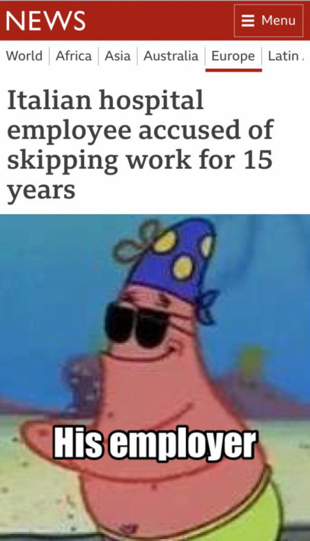 No work and all pay