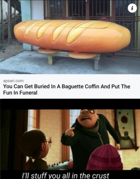 Baguette coffin