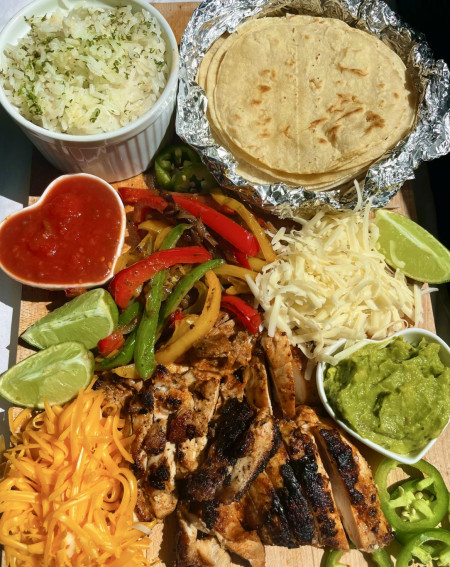 Chicken fajitas