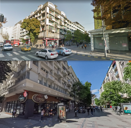 Macedonia Street, Skopje 2014 vs 2019