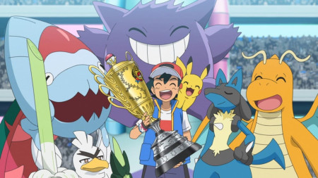 Ash becomes the pokemon master after 25 years