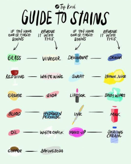 Stain guide