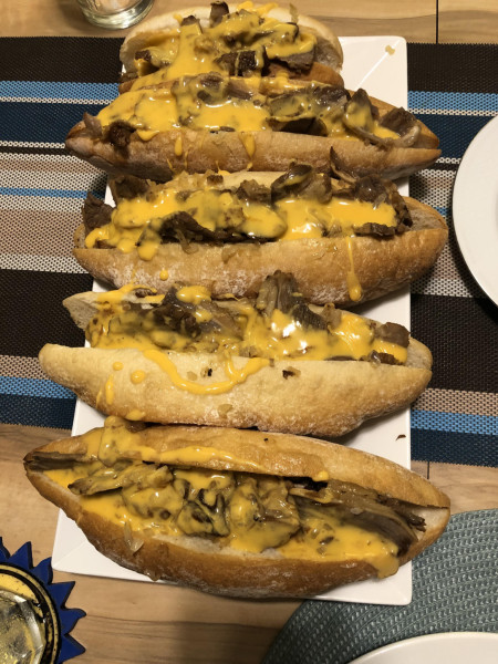 Homemade Philly Cheesesteaks!