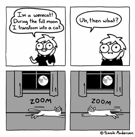 Werecat (comic by Sarah Andersen)