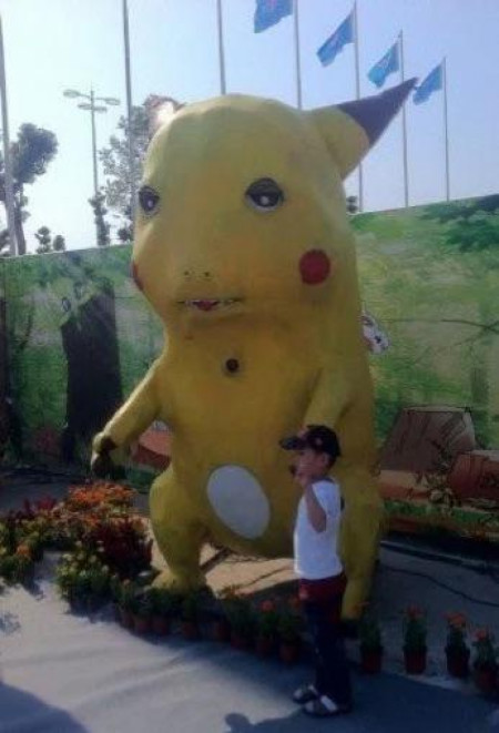 WTF is up with this Pikachu?