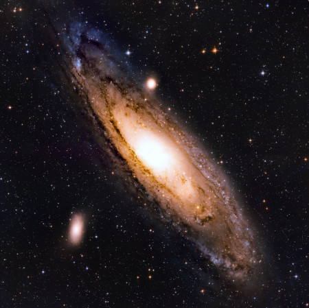 Andromeda Galaxy - 4 panels mosaic