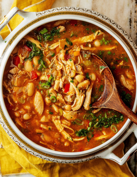Chicken chili with white beans