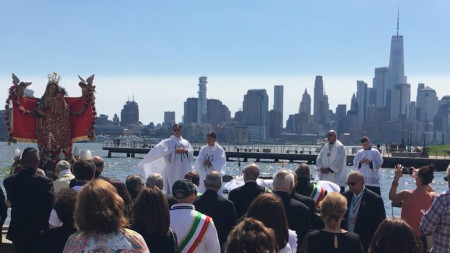 Amazing Outdoor Mass for Feast of the Madonna dei Martiri