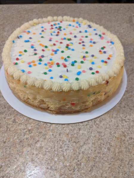 Birthday cake flavored Cheesecake