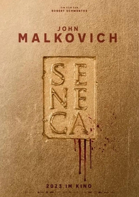 Poster for John Malkovich new movie &#039;Seneca – On the Creation of Earthquakes&#039; (2023)