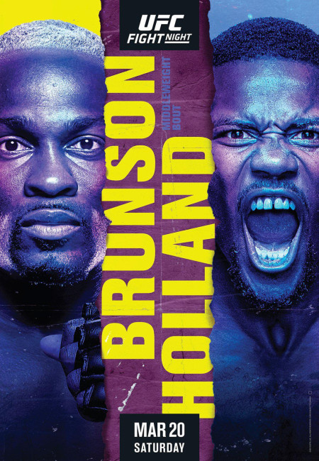 Brunson vs Holland poster released