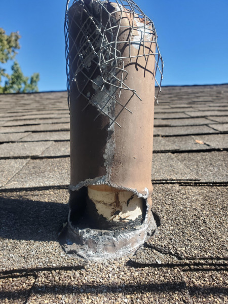 Rats chew through cast iron stink pipe to get inside