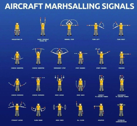 Aircraft Marshalling Signal Guide