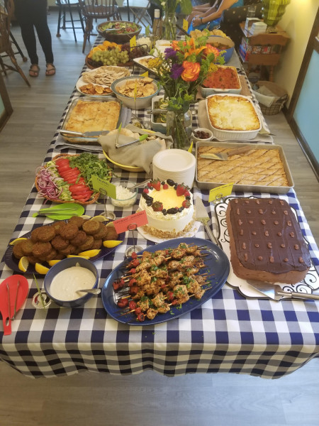 In memoriam of summer, I cooked every eastern Mediterranean dish I know (plus cake) before heading back to the teacher grind