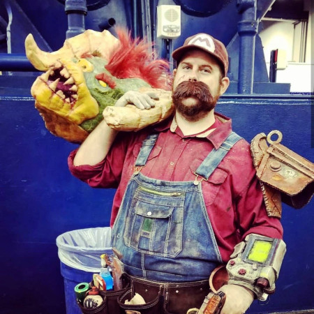 the plumber. Slayer of turtles, survivor of the fallout