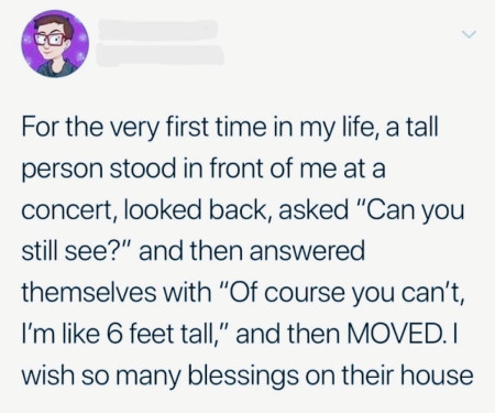 Wholesome tall people