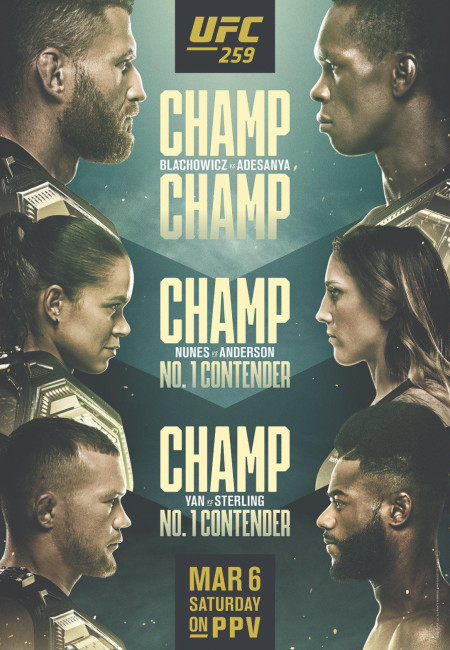 UFC 259 poster released