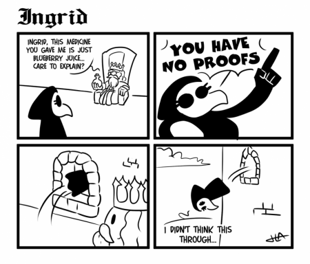 Ingrid the Plague Doctor: Unforeseen Plans (comic by Harry Amorós)