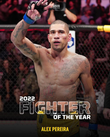 Alex Pereira wins MMA Fighting’s ’Fighter of the Year’ for 2022