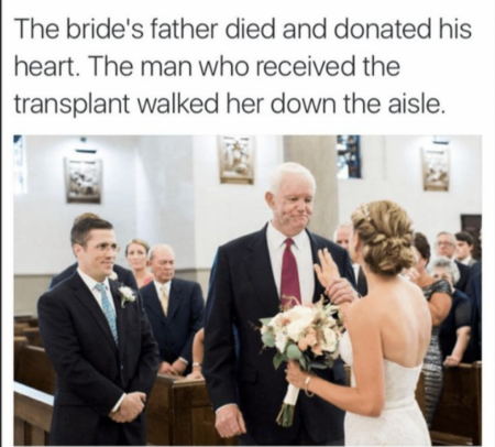 One lucky bride