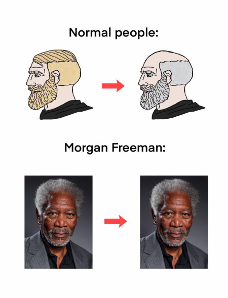 Morgan Freeman in a nutshell