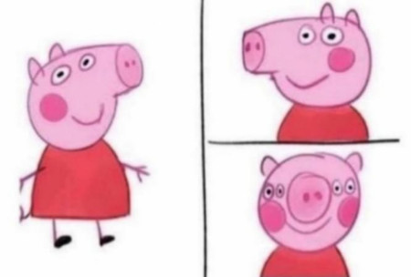 Peppa pig, the one who sees all