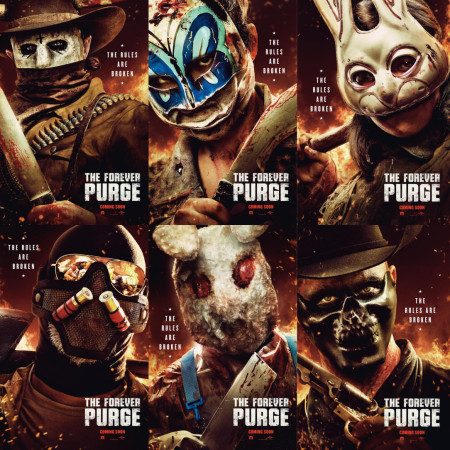 Official character posters for &#039;The Forever Purge&#039;