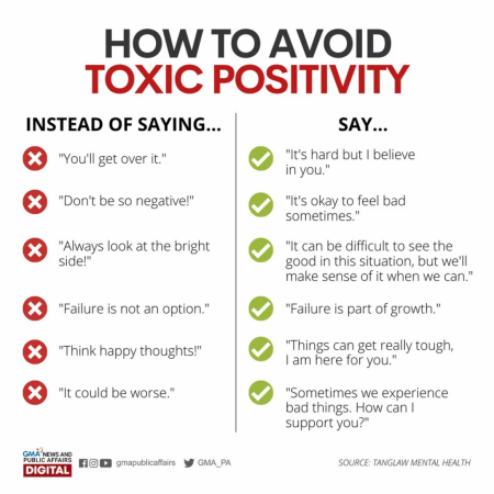 toxic positivity