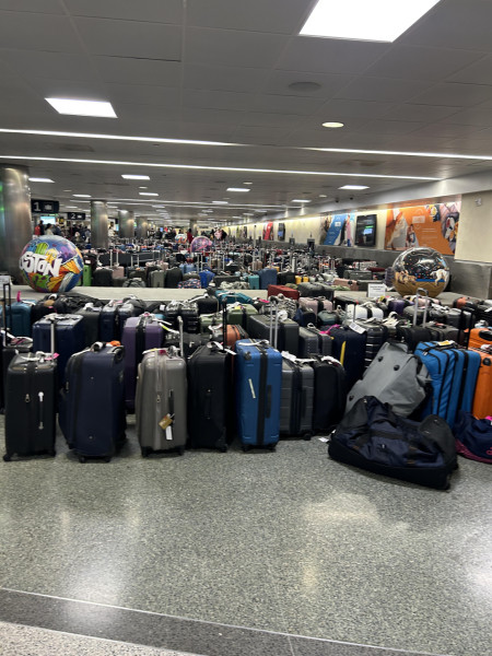 Current situation at George Bush International (IAH) Southwest Airlines really dropped the ball