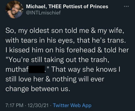 Michael, THEE Most Wholesome of Fathers!