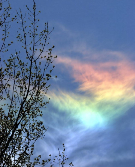 Fire rainbows are rare but beautiful