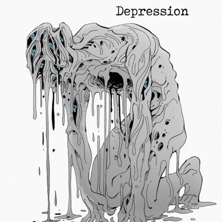 An artistic representation of Depression