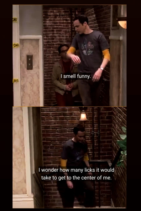 Sheldon being Sheldon